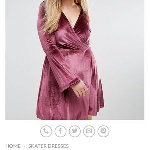ASOS blush dress